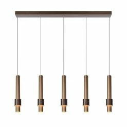 Meilleur prix 🔔 Lampea Suspension design LED 5 lampes Margha 🎁