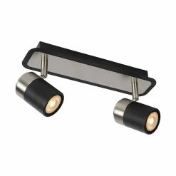 De gros ⭐ Lampea Spot plafond moderne LED dimmable 2 lampes Nert 👏 -Optonica Soldes 3701171270663 3