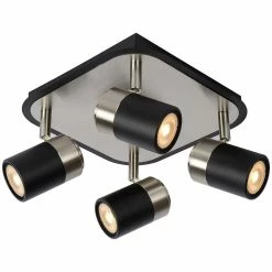 Coupon 🧨 Lampea Spot plafond moderne LED dimmable 4 lampes Nert 👍