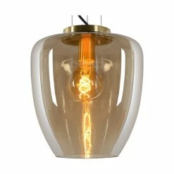 Meilleure affaire 🎁 Lampea Suspension rétro en verre fumé Ø 28 cm Ambra 🔥 -Optonica Soldes 3701171271554 5
