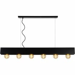 Promo 🔔 Lampea Suspension industrielle 6 lampes Urus 🎉 -Optonica Soldes 3701171271578 1