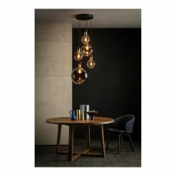 Nouveau 💯 Lampea Suspension sphérique 5 lampes en verre fumé Lius 🔔 -Optonica Soldes 3701171271936 5