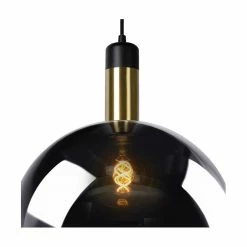 Vente flash 🎉 Lampea Suspension en verre fumé Ø 20 cm Lius 👍 -Optonica Soldes 3701171271943 5