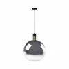 Coupon ⌛ Lampea Suspension en verre fumé Ø 40 cm Lius 👏