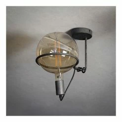 Meilleure vente 👏 Lampea Suspension industrielle en métal argenté 7 lampes Sylvia 🌟 -Optonica Soldes 3701171290586 4 3