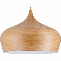 Acheter ⌛ Vivabita Suspension design en bois pour salon 130 cm Litchi 🎁