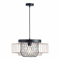 Bon marché 😀 Lampea Suspension industrielle pour salon 127 cm Muguet 🛒