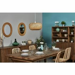 Offres 🔥 Vivabita Suspension design bambou pour salon 120 cm Jais 🔔 -Optonica Soldes 3701587501870 5