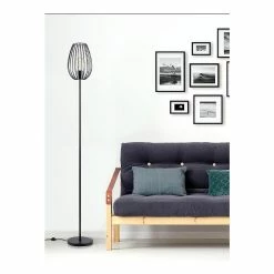 De gros 🎉 Lampea Lampadaire industriel métal pour salon 160 cm Nacre 🤩 -Optonica Soldes 3701587501955 7