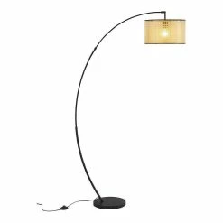 Le moins cher 🔥 Vivabita Lampadaire design cannage pour salon 170 cm Thulite ✔️ -Optonica Soldes 3701587501986 3