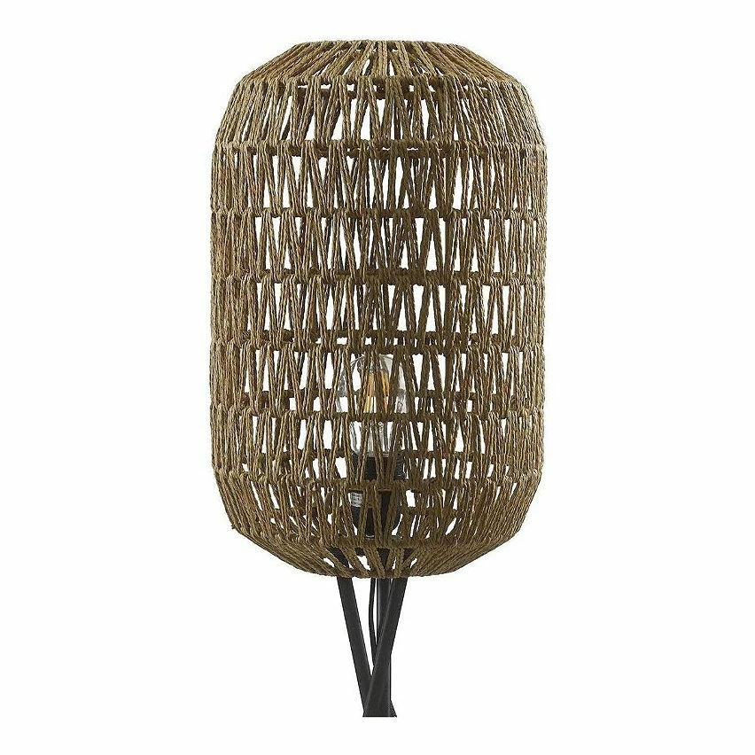 Meilleure vente 🥰 Vivabita Lampadaire design aspect rotin pour salon 150 cm Topaze 👍 8 Meilleure vente 🥰 Vivabita Lampadaire design aspect rotin pour salon 150 cm Topaze 👍 – Image 8