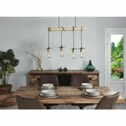 Nouveau 😀 Lampea Suspension industrielle pour salon 13 cm Larimar 🎁 -Optonica Soldes 3701587502174 2