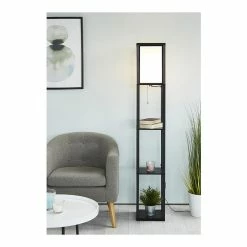 Nouveau 👍 Lampea Lampadaire industriel bois pour salon 160 cm Collins ✔️ -Optonica Soldes 3701587502303 4