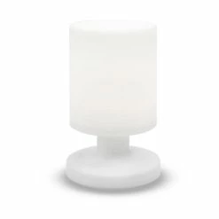 Grosses soldes ✔️ Lumisky Lampe de table sans fil LED LILY W26 Blanc Polyéthylène H26CM ✔️