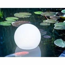Remise 😍 Lumisky 2 Boules lumineuses solaires SOLSTY C30 Blanc Polyéthylène ∅30cm 🔔 -Optonica Soldes 3760093547246 6
