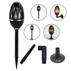 De gros 🤩 Magneticland Lampe-torche LED de jardin avec effet flamme BOMBALIGHT 🌟 -Optonica Soldes 3760161135757 4