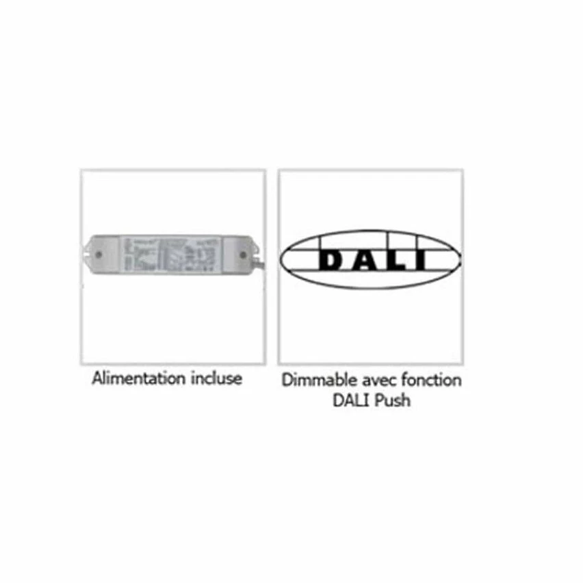 Nouveau đ Miidex Dalle LED 38W 600x600mm Dimmable Dali Push - Blanc du Jour 6000K đ„° 2 Nouveau đ Miidex Dalle LED 38W 600x600mm Dimmable Dali Push - Blanc du Jour 6000K đ„° â Image 2