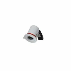 Sortie 🎁 Miidex Support de Spot BBC Fixe Blanc 88mm GU10 😀 -Optonica Soldes 3760173779093 3