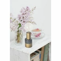 Remise 👍 Paris prix Lampe à Poser en Marbre "Lalande" 14cm Noir 🎉 -Optonica Soldes 4056216479037 2