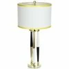 Promo 🎁 Paris prix Lampe à Poser Design "Paralla" 76cm Blanc & Or 🛒