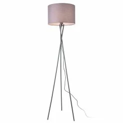 Les meilleures critiques de 🔥 Lampadaire Trépied Moderne Lampe sur Pied Design E27 Métal Tissu Hauteur 154 cm Noir lux.pro ✔️ -Optonica Soldes 4059438144684 2