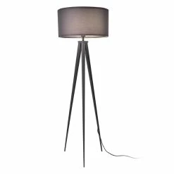 Offres 🔥 Lampadaire Trépied Moderne Stylé Lampe sur Pied Design E27 Métal Textile Hauteur 153 cm Blanc [lux.pro] 🎁 -Optonica Soldes 4059438144745 1