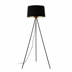 Tout neuf 🎉 Lampadaire Trépied Moderne Stylé Lampe sur Pied Design E27 Métal Textile Hauteur 150 cm Blanc Argenté [lux.pro] 🎁 -Optonica Soldes 4059438150678 1