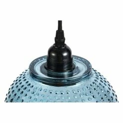 Sortie 🤩 Paris prix Lampe Suspension en Verre "Riva" 27cm Bleu 🔔 -Optonica Soldes 4063074220503 3