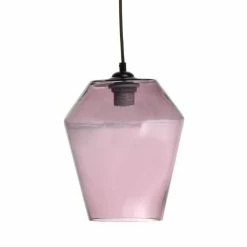Meilleur prix 🎁 Paris prix Lampe Suspension en Verre "Planta" 30cm Violet 🥰
