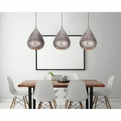 Sortie 💯 Paris prix Lampe Suspension Design "Loft Style" 44cm Bronze ⭐ -Optonica Soldes 4063074220671 2