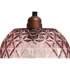 De gros ⌛ Paris prix Lampe Suspension en Verre "Corvus" 18cm Rose 🔥 -Optonica Soldes 4063074222804 3