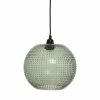 Le moins cher 🤩 Paris prix Lampe Suspension en Verre "Saturne" 23cm Vert ✔️