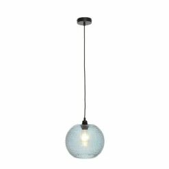 Nouveau đ Paris prix Lampe Suspension en Verre "Saturne" 23cm Bleu & Noir đ€© 7 Nouveau đ Paris prix Lampe Suspension en Verre "Saturne" 23cm Bleu & Noir đ€© -Optonica Soldes 4063074223450 4