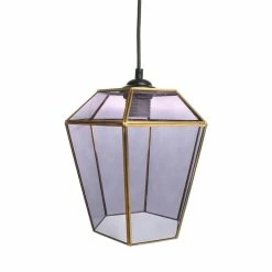 Acheter đ Paris prix Lampe Suspension DĂ©co "Terias" 26cm Gris đ§š