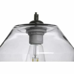 Top 10 ❤️ Paris prix Lampe Suspension en Verre "Planta" 30cm Gris 🔥 -Optonica Soldes 4063074223689 3
