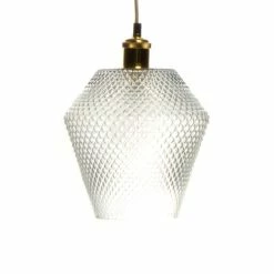 Top 10 🤩 Paris prix Lampe Suspension en Verre "Nomi" 27cm Transparent 🎁