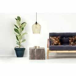 Le moins cher ⌛ Paris prix Lampe Suspension en Verre "Sombra" 29cm Orange ⌛ -Optonica Soldes 4063074223924 2