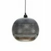 De gros 👏 Paris prix Lampe Suspension en Verre "Neptun" 26cm Argent 🎁
