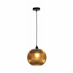 De gros 👏 Paris prix Lampe Suspension en Verre "Neptun" 26cm Argent 🎁 -Optonica Soldes 4063074224006 4