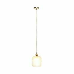 De gros 🥰 Paris prix Lampe Suspension en Verre "Irène" 27cm Transparent ⌛ -Optonica Soldes 4063074224228 4