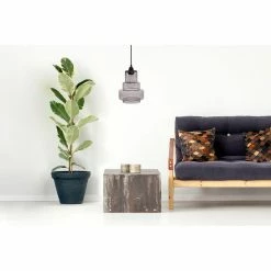 Offres 🔥 Paris prix Lampe Suspension Design "Evy" 29cm Gris 🤩 -Optonica Soldes 4063074224594 2