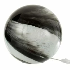 Le moins cher 🎁 Paris prix Lampe à Poser en Verre "Dany" 29cm Noir 🤩