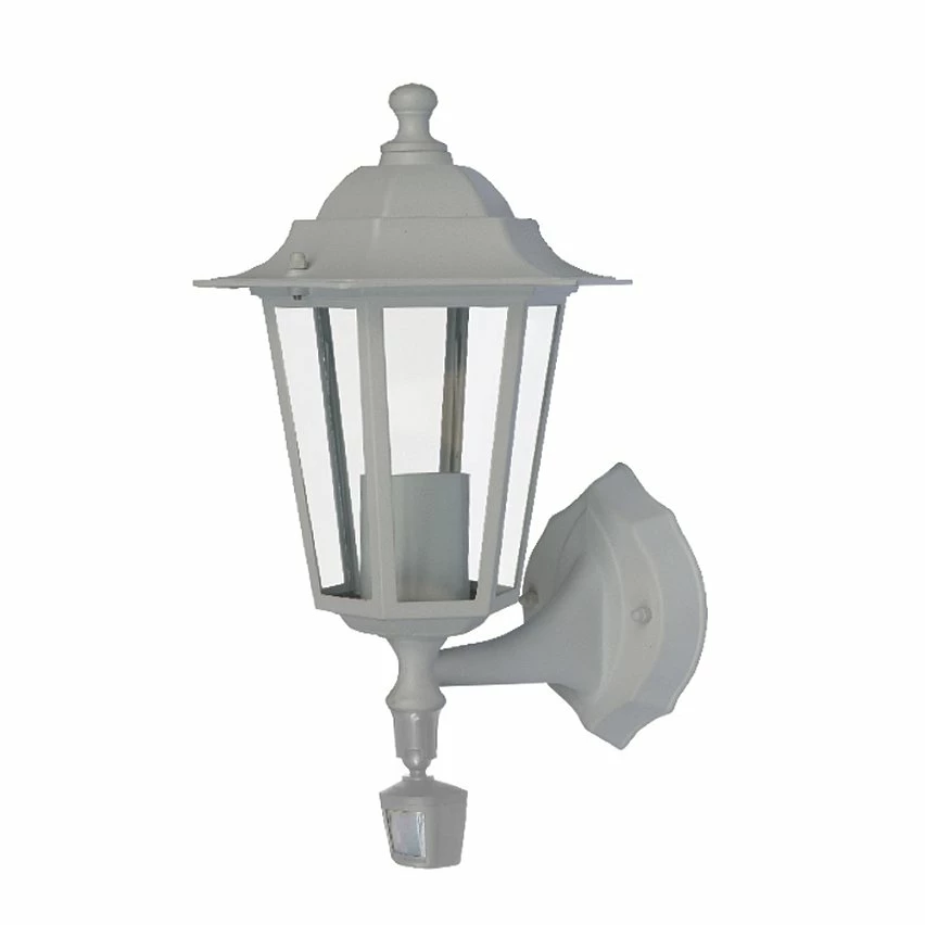 Vente flash 😀 I-Watts Outdoor Lighting Applique montante E27 60W détecteur - Blanc ⌛ 1 Vente flash 😀 I-Watts Outdoor Lighting Applique montante E27 60W détecteur - Blanc ⌛