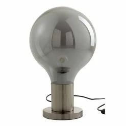 Les meilleures critiques de 🛒 Paris prix Lampe à Poser Design "Global" 50cm Gris & Argent 😀