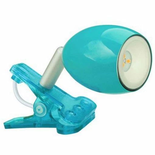 Bon marché 😉 Paris prix Spot à Pince Orientable LED "Ara" 17cm Turquoise 😉 -Optonica Soldes 5420060402500 1