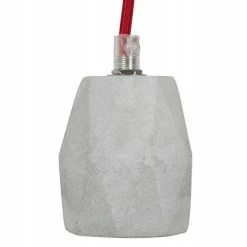 Nouveau 😀 Paris prix Douille pour Lampe Suspension "Bruut" 150cm Gris ⌛