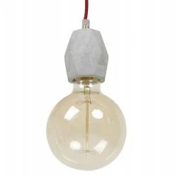 Nouveau 😀 Paris prix Douille pour Lampe Suspension "Bruut" 150cm Gris ⌛ -Optonica Soldes 5420072043029 7