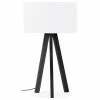 Offres 🎉 Paris prix Lampe à Poser Design "Mala" 64cm Blanc & Noir 🛒