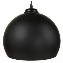 Acheter 😉 Paris prix Lampe Suspension Boule Design "Degla" 30cm Noir ⭐