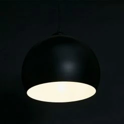 Acheter 😉 Paris prix Lampe Suspension Boule Design "Degla" 30cm Noir ⭐ -Optonica Soldes 5420072083797 3
